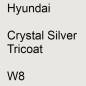 Preview: Hyundai, Crystal Silver Tricoat, W8.